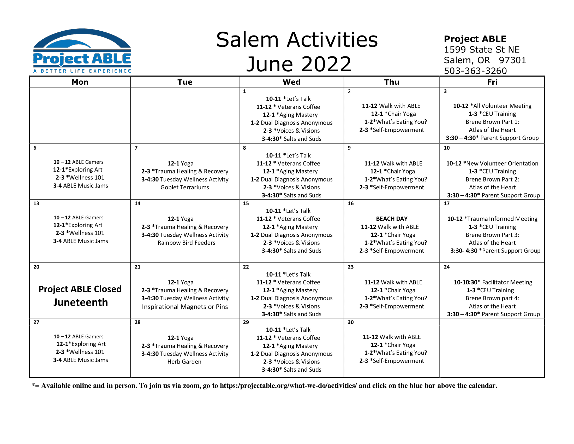 Salem June 2022 Calendar-1